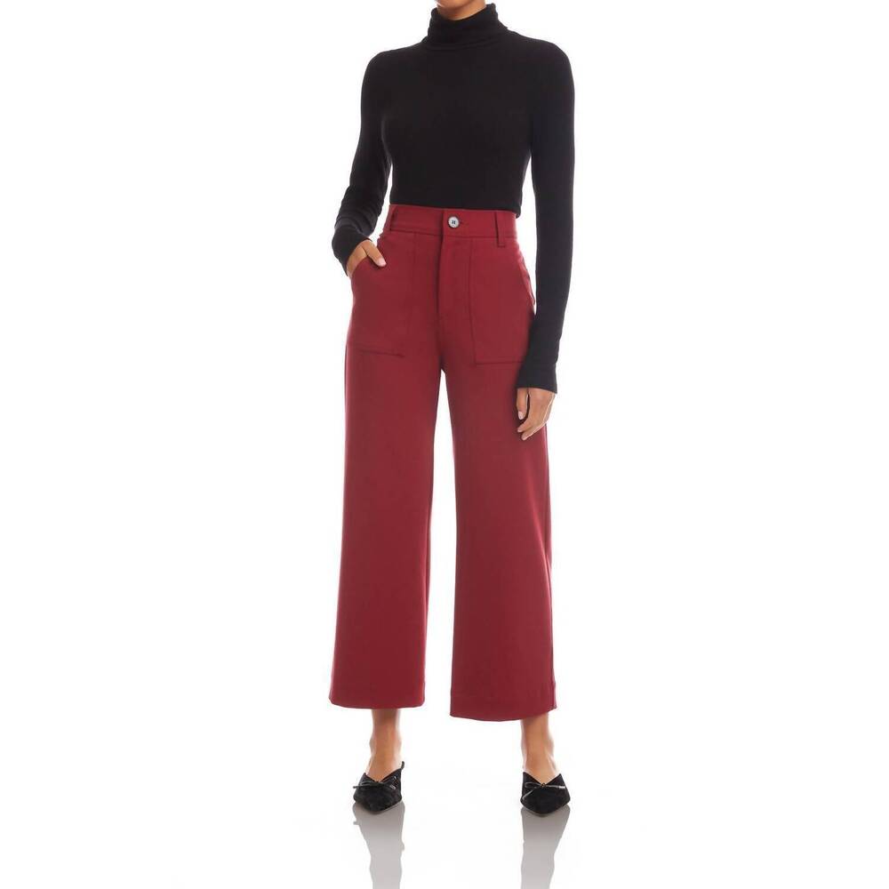 NEW FIFTEEN TWENTY rylee cropped pants in brick